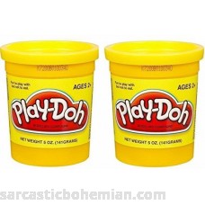 PLAY-DOH Compound Yellow Two 5 oz Cans 10 oz B00OY30090